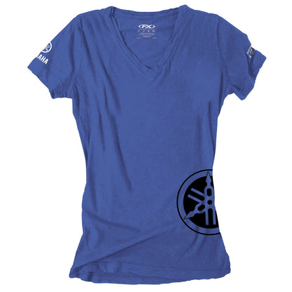 Factory Effex Women's Yamaha Tee Shirt - Royal Blue - Small 17-87240_117096
