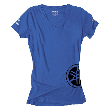 Factory Effex Women's Yamaha Tee Shirt - Royal Blue - Small 17-87240_561928