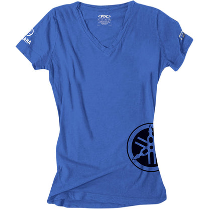 Factory Effex Women's Yamaha Tee Shirt - Royal Blue - Medium 17-87242_385567