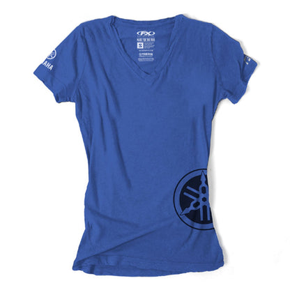 Factory Effex Women's Yamaha Tee Shirt - Royal Blue - Medium 17-87242_561929