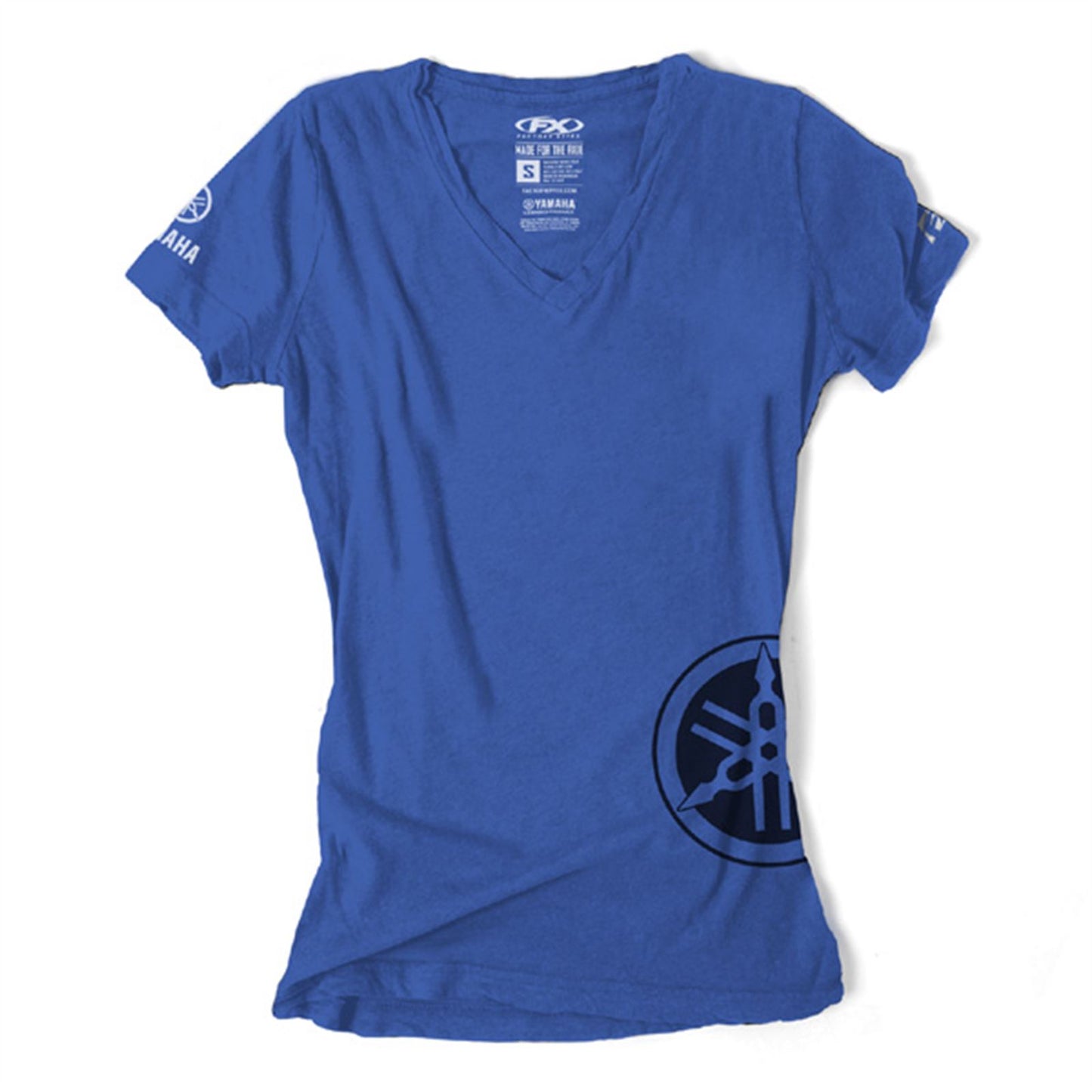 Factory Effex Women's Yamaha Tee Shirt - Royal Blue - Large 17-87244_561930