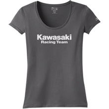 Factory Effex Women's Kawasaki Racing Tee Shirt - Charcoal - Medium 18-87152_385571