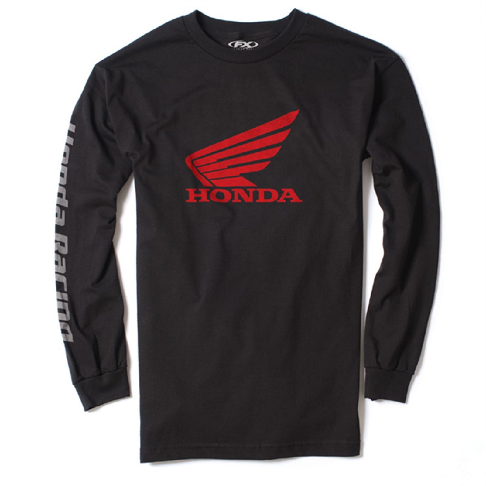 Factory Effex Honda Racing Long Sleeve T-Shirt - Black - Large 17-87314_561983