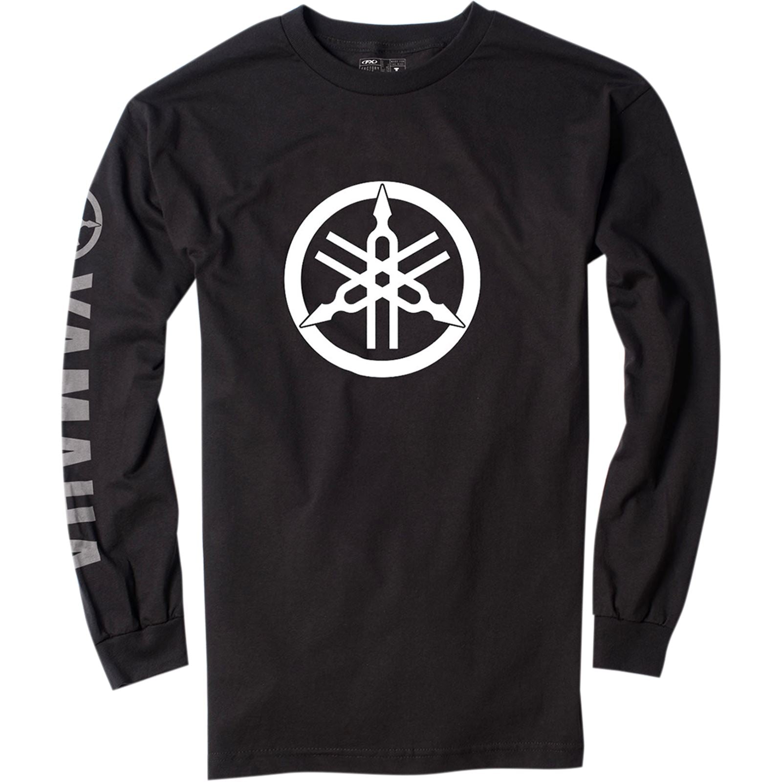 Factory Effex Yamaha Long Sleeve Tee Shirt - Black - Medium 17-87212_385383