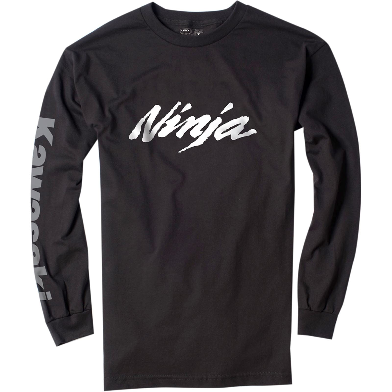 Factory Effex Kawasaki Long Sleeve Tee Shirt - Black X-Large 17-87116_385381