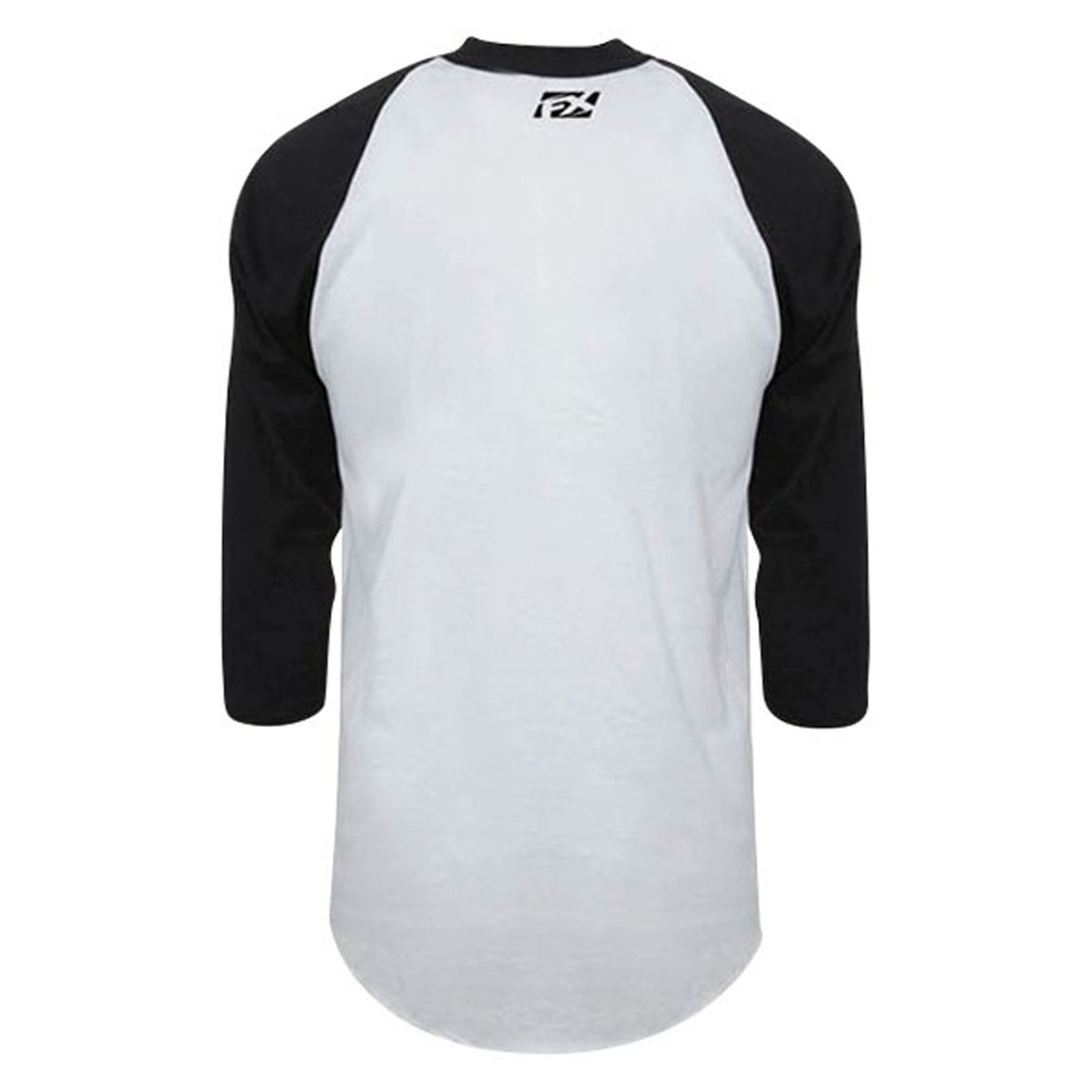 Factory Effex Honda Vintage Baseball T-Shirt - White/Black - Large 17-87334_562007