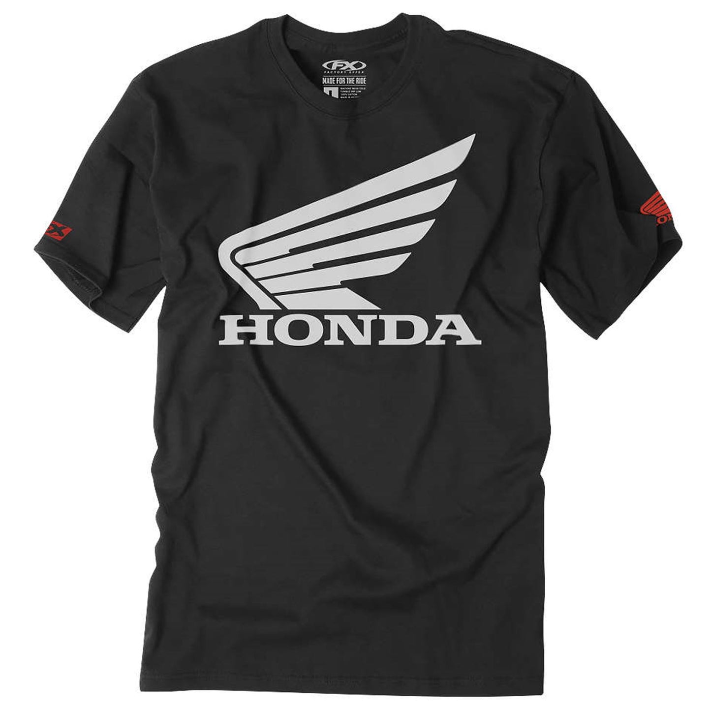 Factory Effex Honda Big Wing Youth T-Shirt - Black - Small 21-83320_117159