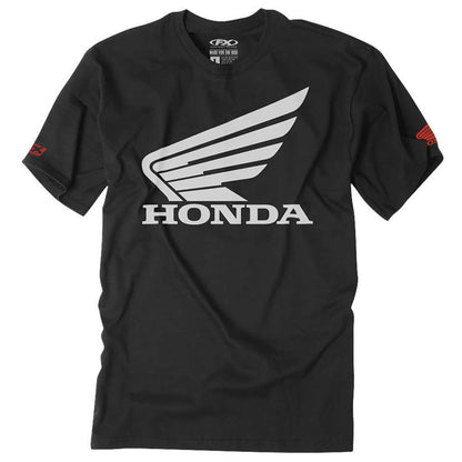Factory Effex Honda Big Wing Youth T-Shirt - Black - Small 21-83320_117159