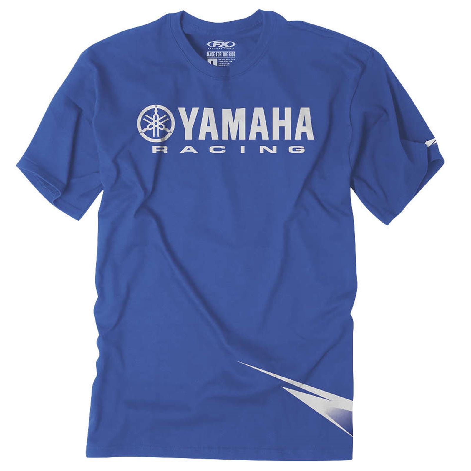Factory Effex Youth Yamaha Racing Strobe Tee Shirt - Blue - Small 21-83220_117161