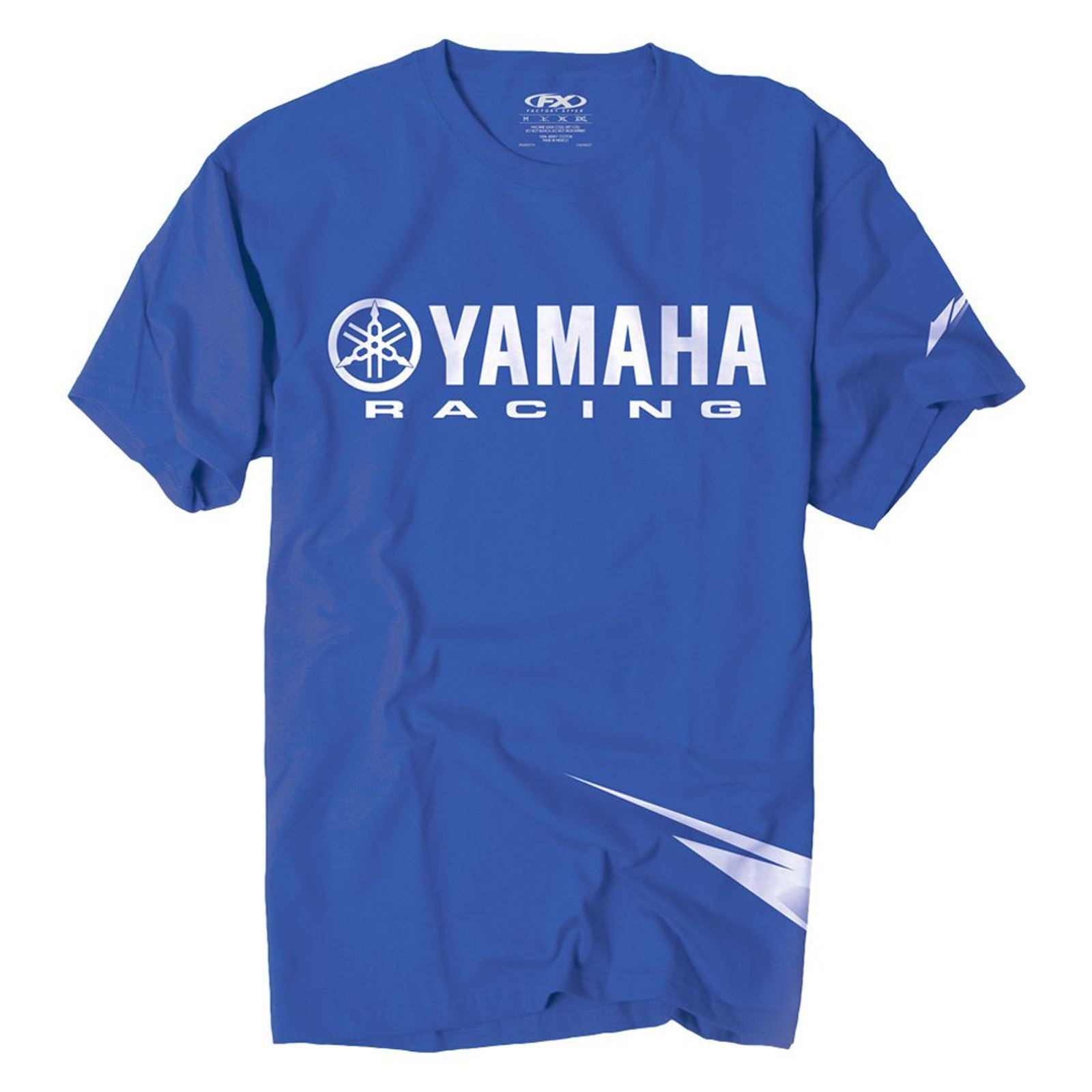 Factory Effex Youth Yamaha Racing Strobe Tee Shirt - Blue - Small 21-83220_562072