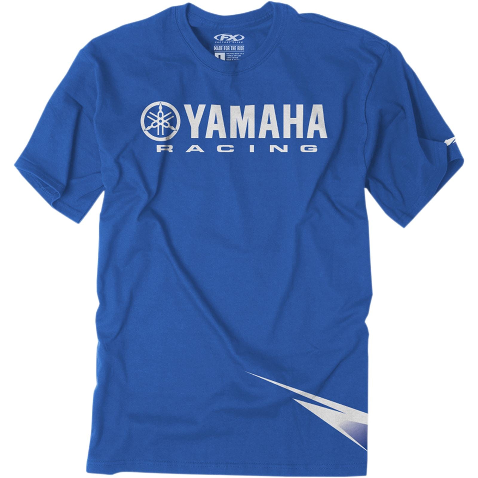 Factory Effex Youth Yamaha Racing Strobe Tee Shirt - Blue - Large OPEN BOX 21-83224_1526201
