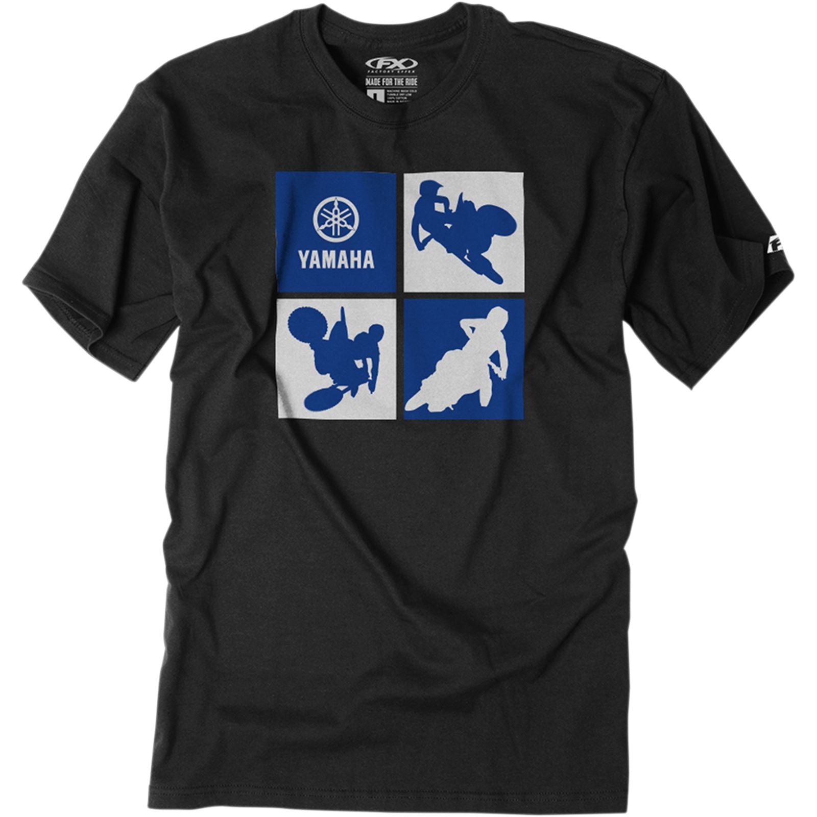 Factory Effex Youth Yamaha Silhouette Tee Shirt - Black - Medium 21-83232_385691