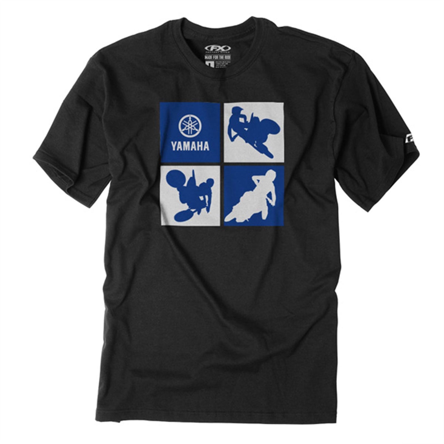 Factory Effex Youth Yamaha Silhouette Tee Shirt - Black - Large 21-83234_562078