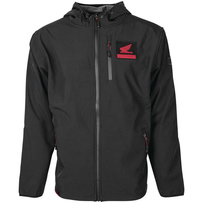 Factory Effex Honda Soft-Shell Jacket - Black - Medium 22-85312_117182