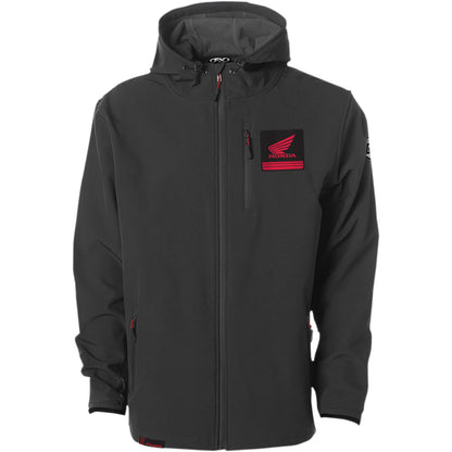 Factory Effex Honda Soft-Shell Jacket - Black - XL 22-85316_385253