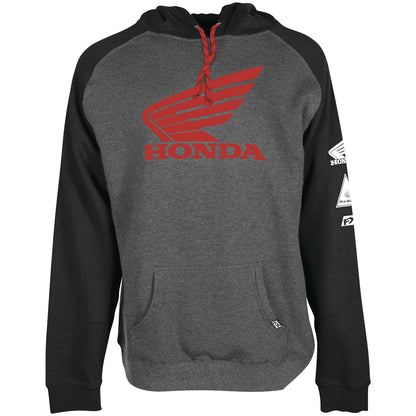 Factory Effex Honda Wing Pullover - Charcoal/Black - Medium 22-88302_117190