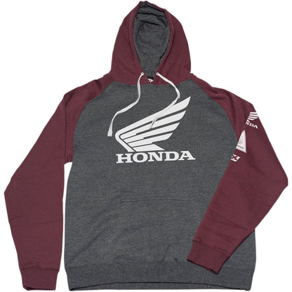 Factory Effex Honda Wing Pullover - Charcoal/Burgundy - 2XL 22-88318_385894