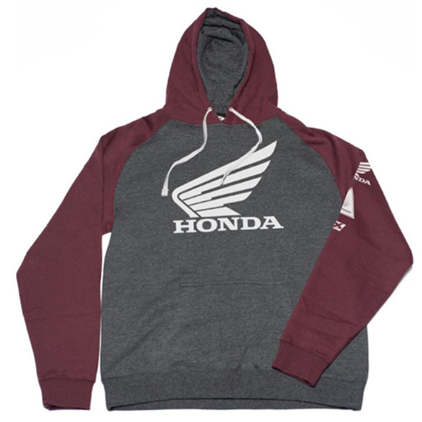 Factory Effex Honda Wing Pullover - Charcoal/Burgundy - 2XL 22-88318_562147