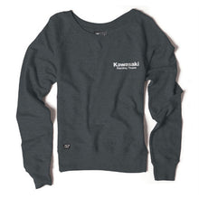 Factory Effex Women's Kawasaki Crewneck Sweatshirt - Charcoal X-Large 22-88126_562179