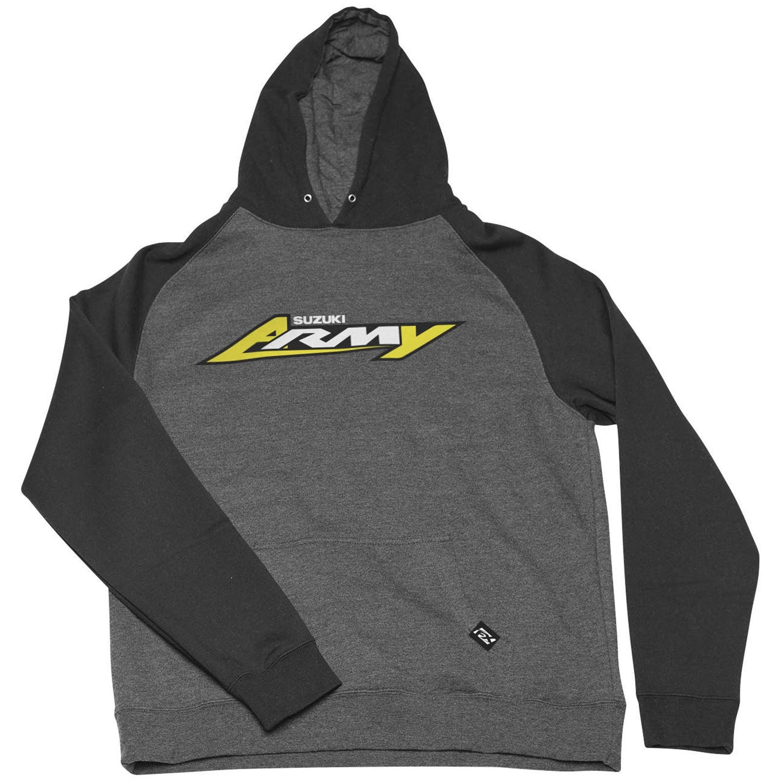 Factory Effex SUZUKI ARMY youth pullover /  charcoal-black  S 22-88430_117205