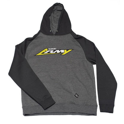 Factory Effex Youth Suzuki Army Hoodie - Black - Medium 22-88432_562201