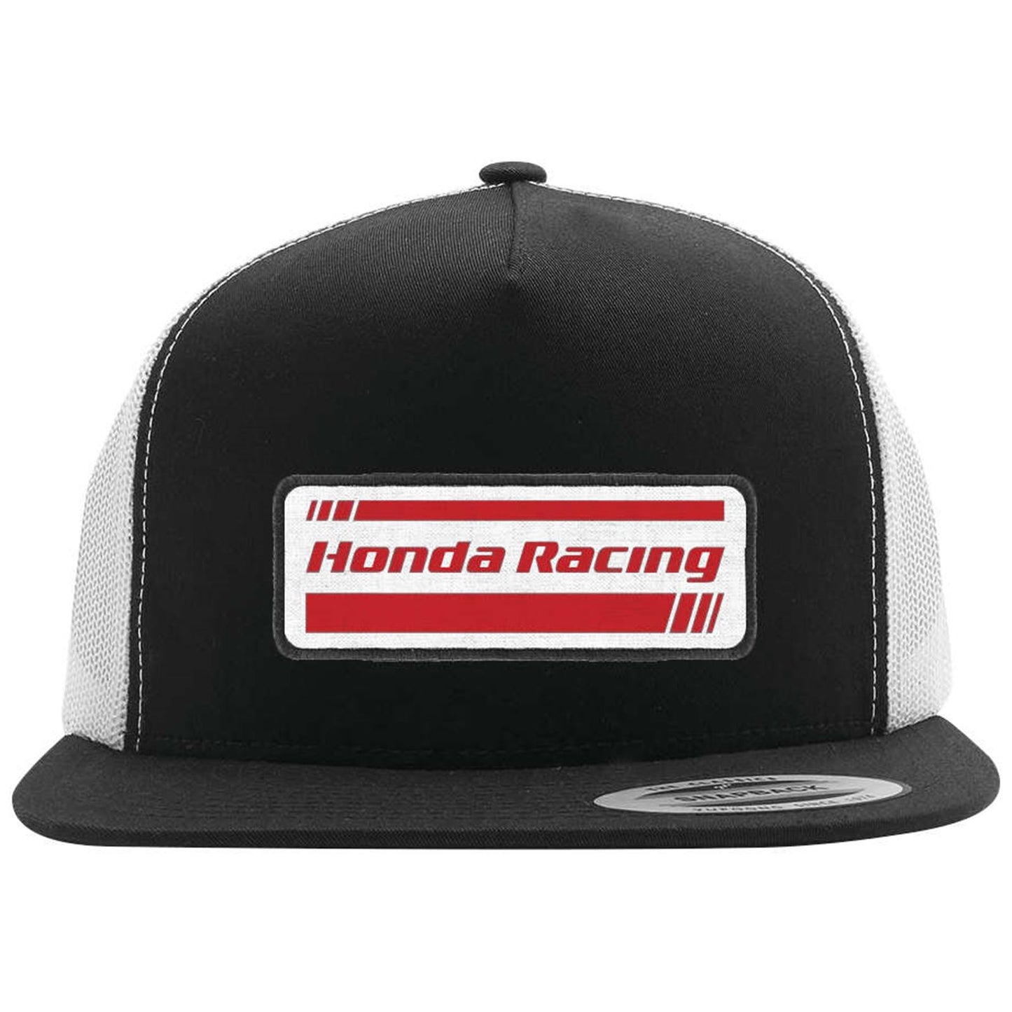 Honda Racing Snapback Hat - Black/White Mesh_117207