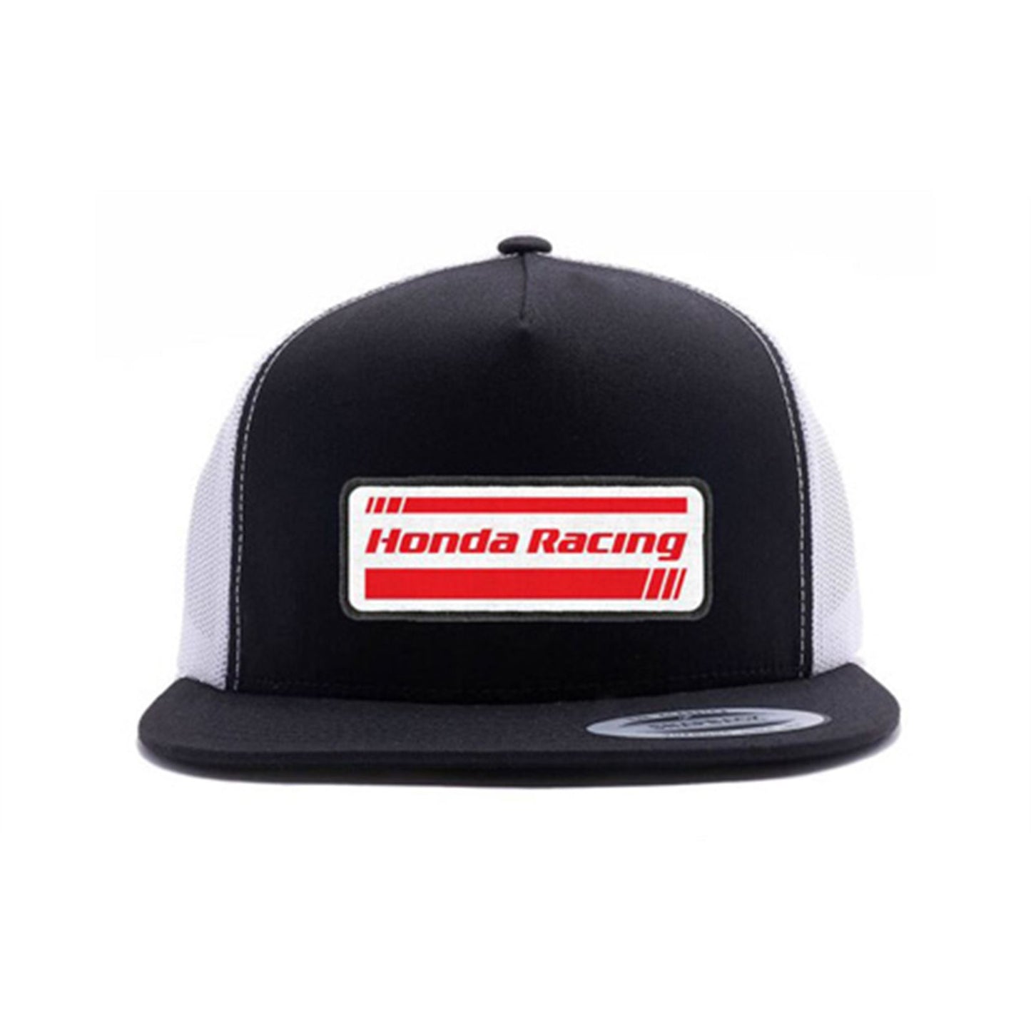 Honda Racing Snapback Hat - Black/White Mesh_562205