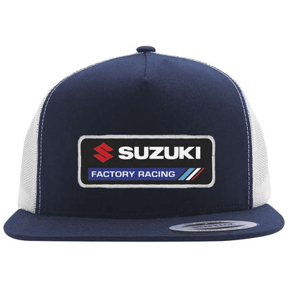 Factory Effex Suzuki Factory Hat - Navy/White 22-86404_117219