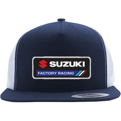 Factory Effex Suzuki Factory Hat - Navy/White 22-86404_385204