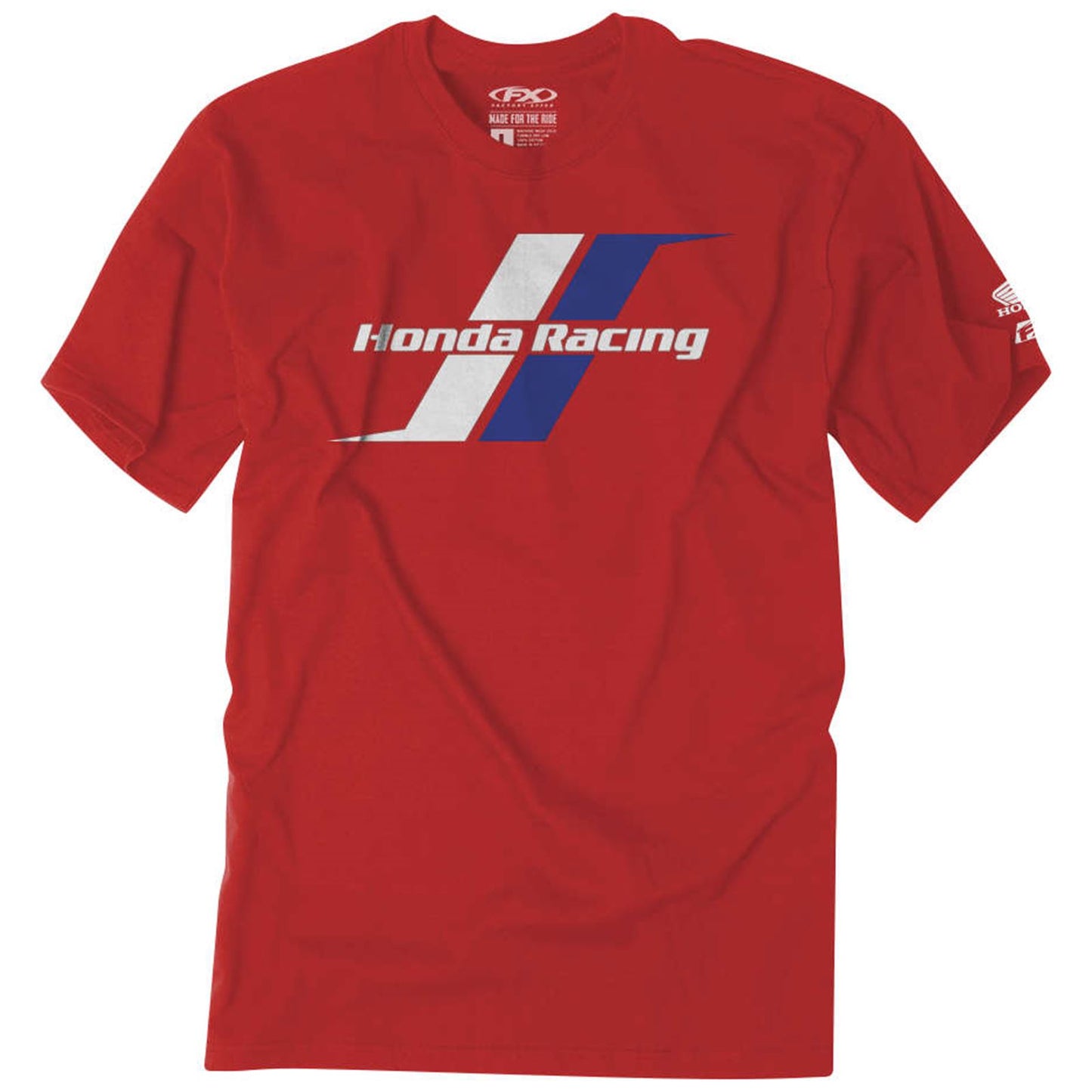 Factory Effex Honda Stripes T-Shirt - Red - Medium 22-87302_117222