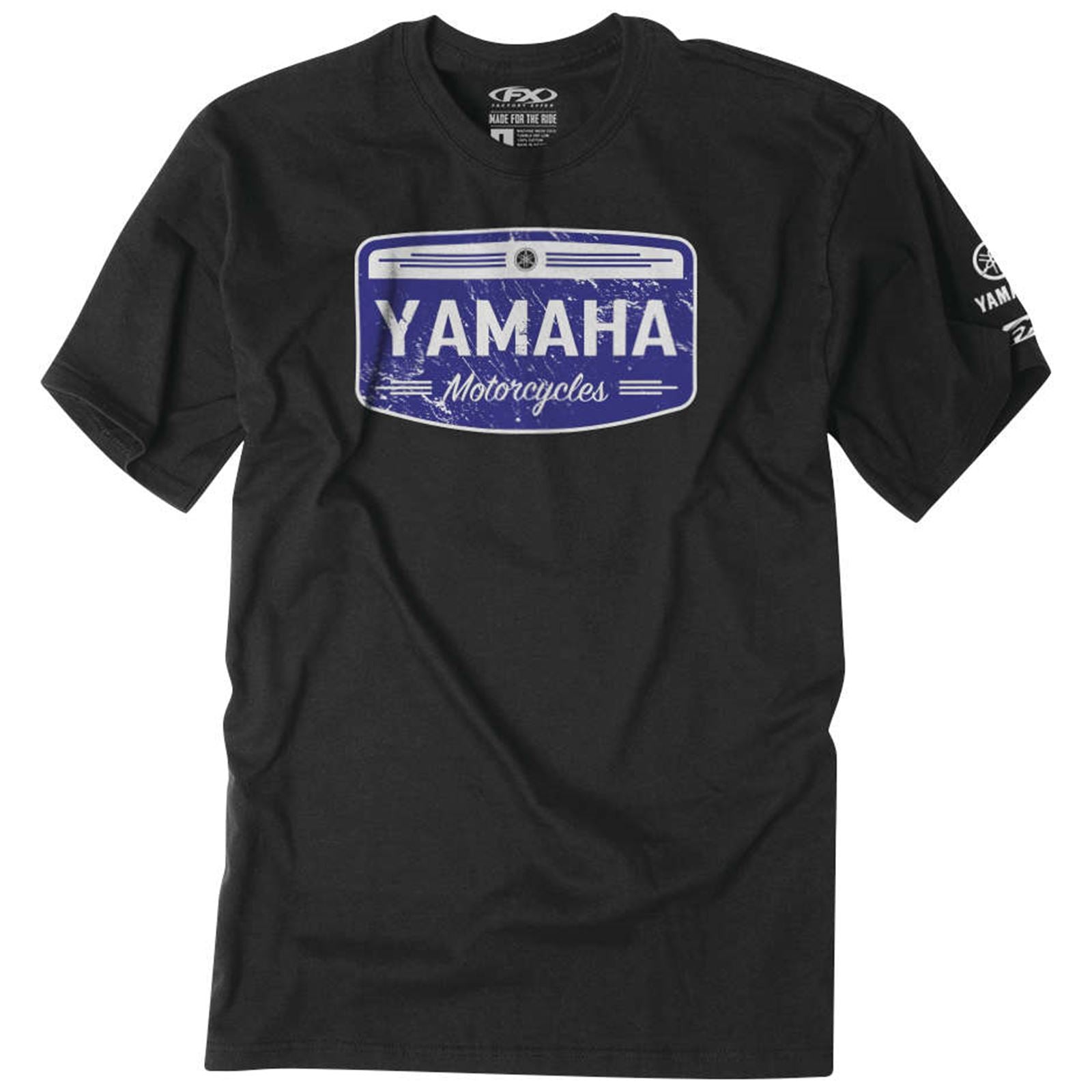 Factory Effex Yamaha Rev Tee Shirt - Black - Medium 22-87212_117227
