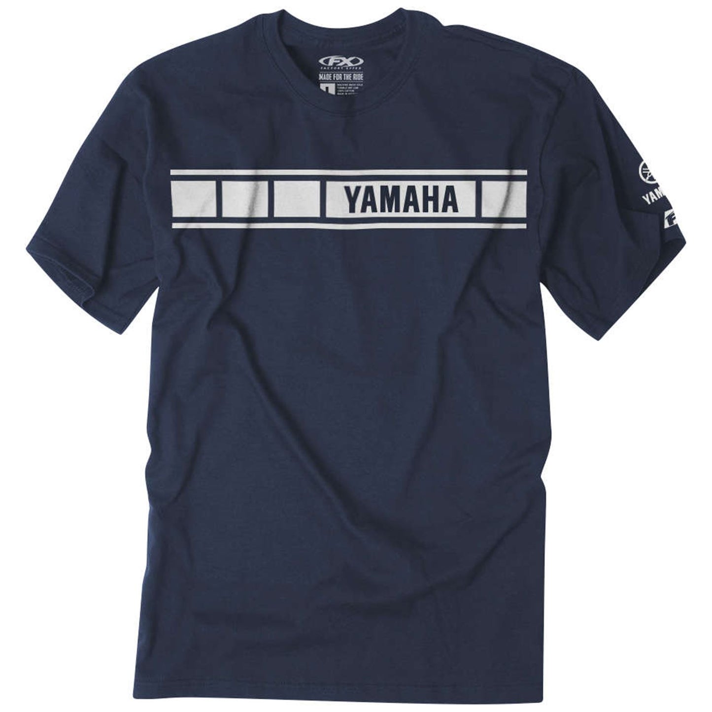 Factory Effex Yamaha Speed Block Tee Shirt - Navy - Medium 22-87222_117228