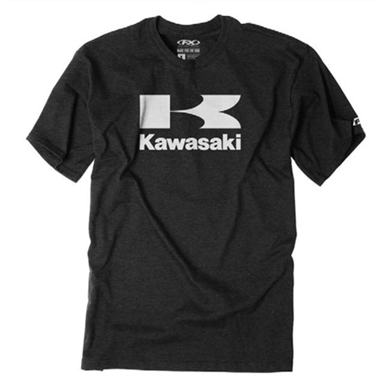 Factory Effex Kawasaki Flying-K Tee Shirt - Charcoal - Large 22-87114_562253