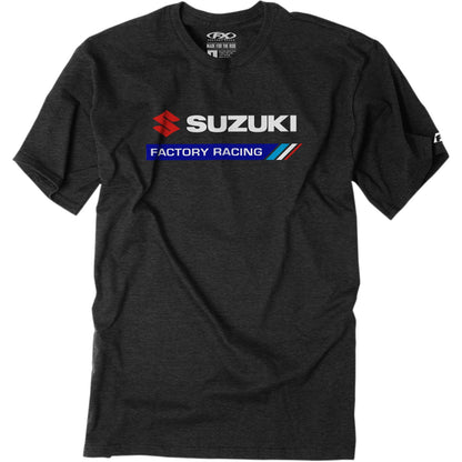 Factory Effex Suzuki Factory Racing Tee Shirt - Black - 2X-Large 22-87408_385521