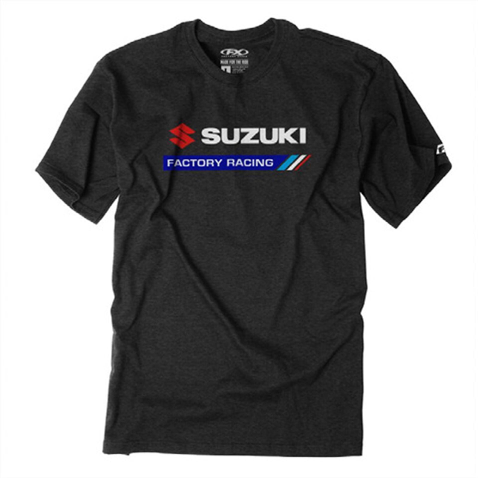 Factory Effex Suzuki Factory Racing Tee Shirt - Black - 2X-Large 22-87408_562271