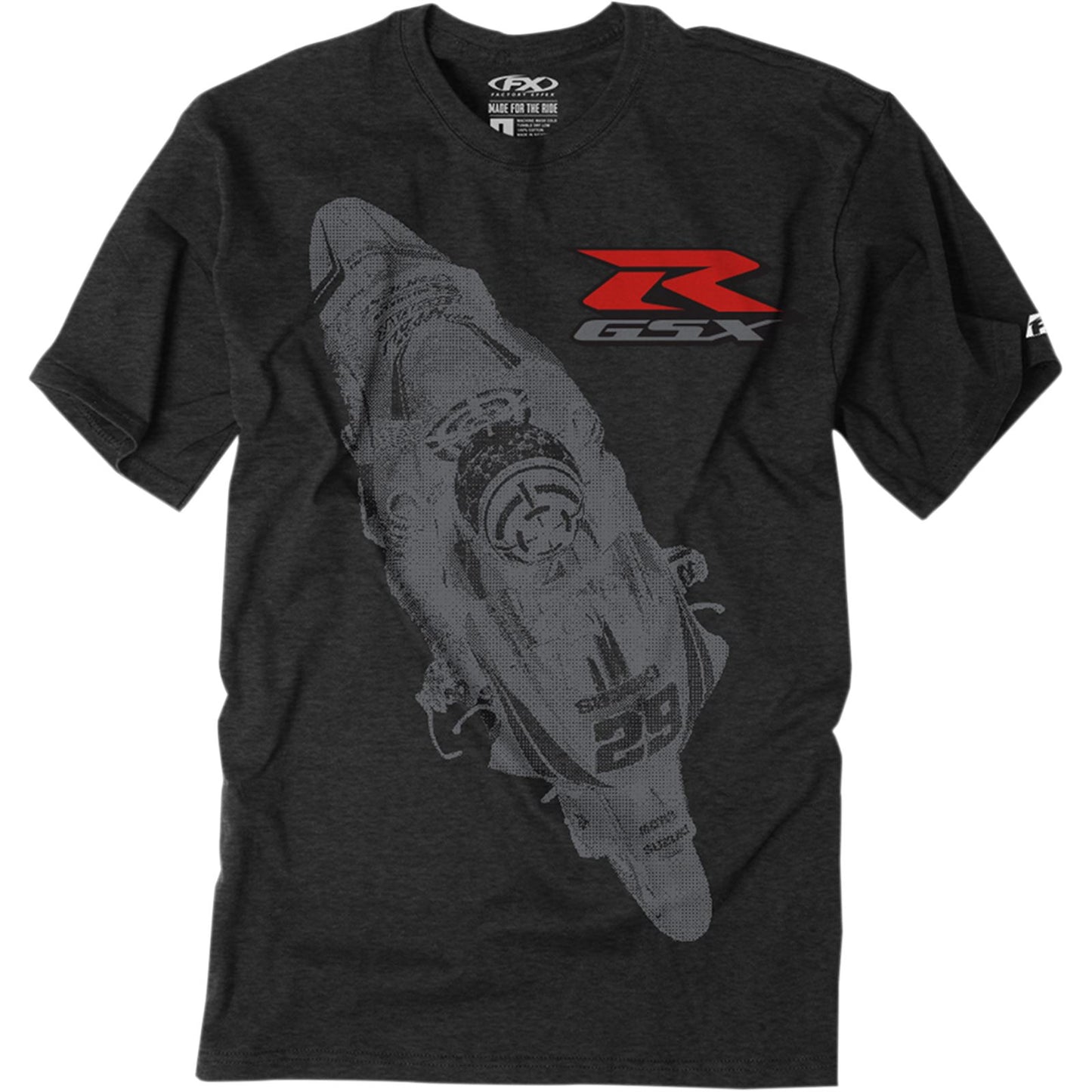 Factory Effex Suzuki Team GSXR Tee Shirt - Charcoal - 2X-Large 22-87428_385529
