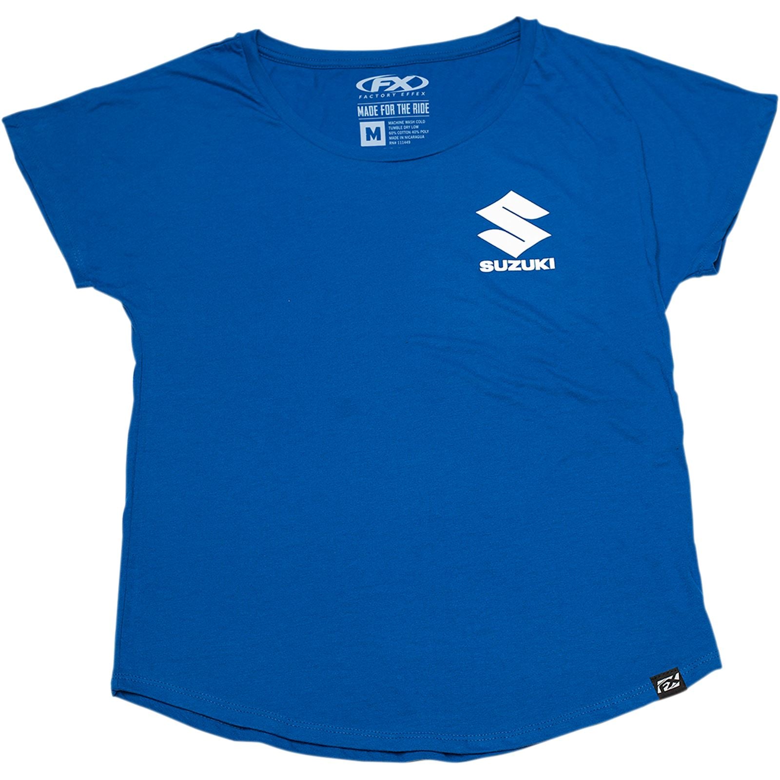 Factory Effex Women's Suzuki Icon Shirt - Royal Blue X-Large 22-87446_385778