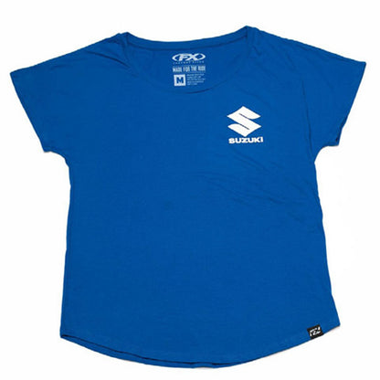 Factory Effex Women's Suzuki Icon Shirt - Royal Blue X-Large 22-87446_562311