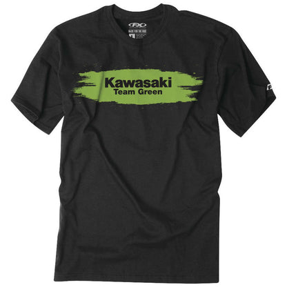 Factory Effex Youth Kawasaki Team Green Tee Shirt - Black - Small 22-83100_117247