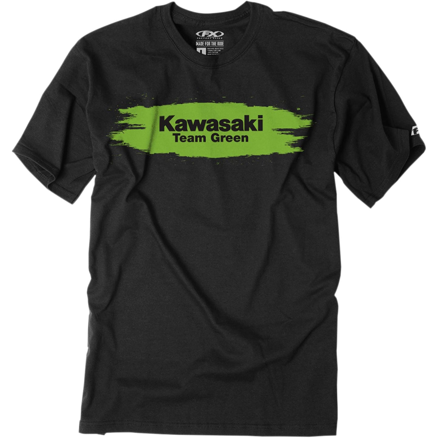Factory Effex Youth Kawasaki Team Green Tee Shirt  - Black - XL 22-83106_385730