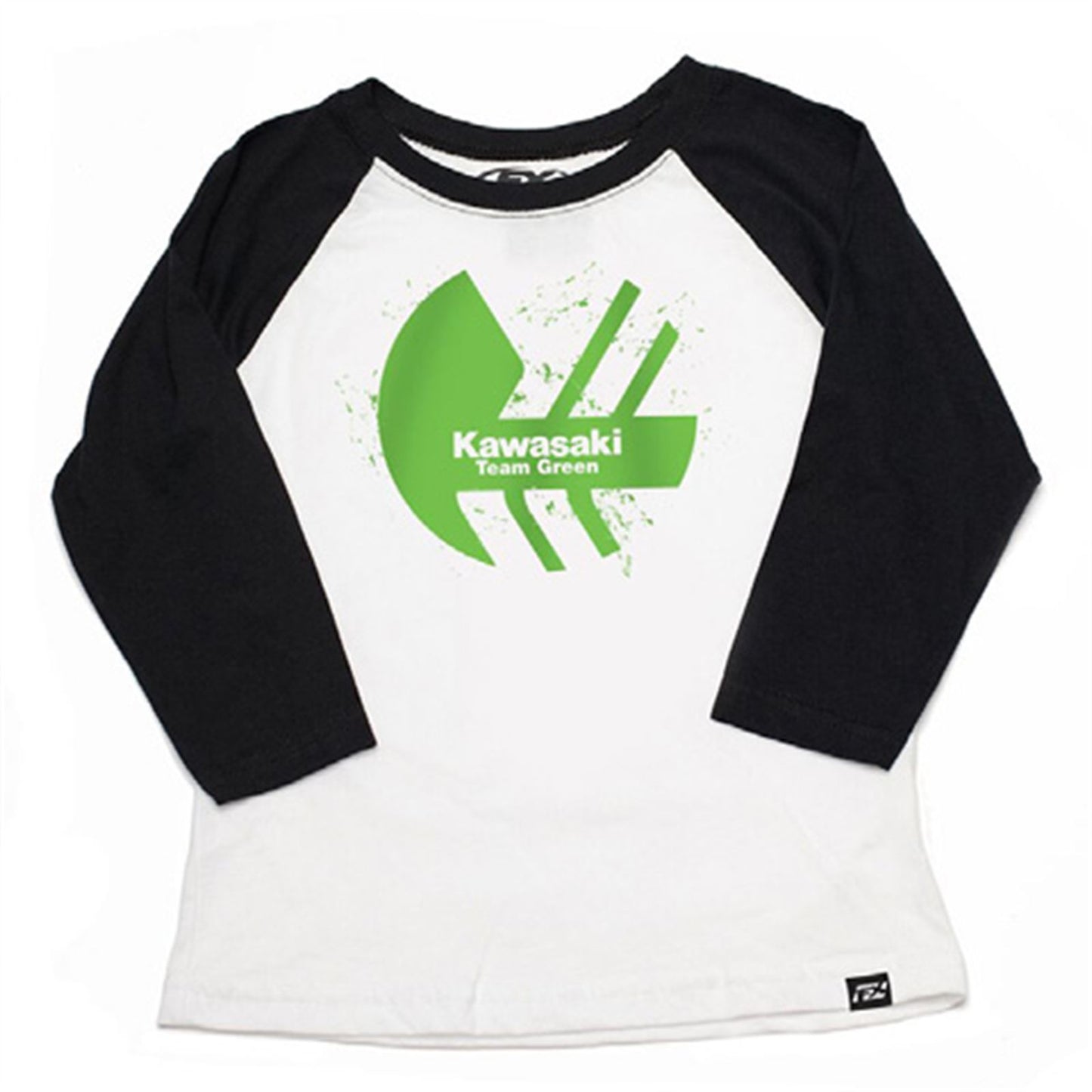 Factory Effex Kawasaki Cased Youth Baseball Shirt Black/White, X-Large 22-83116_562337