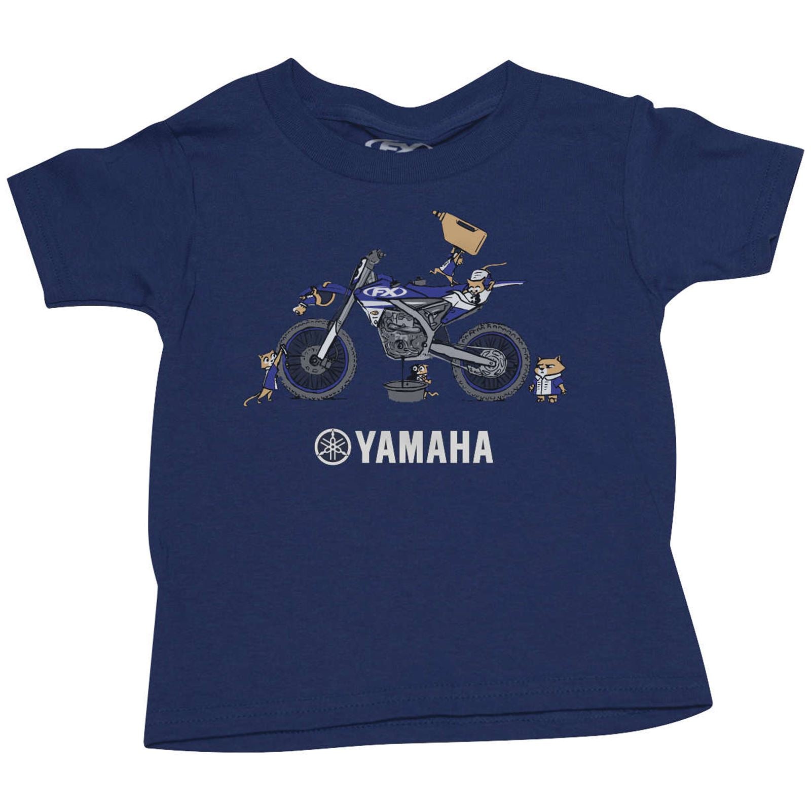 Factory Effex Toddler Yamaha Tee Shirt - Blue - 2T 22-83220_117254