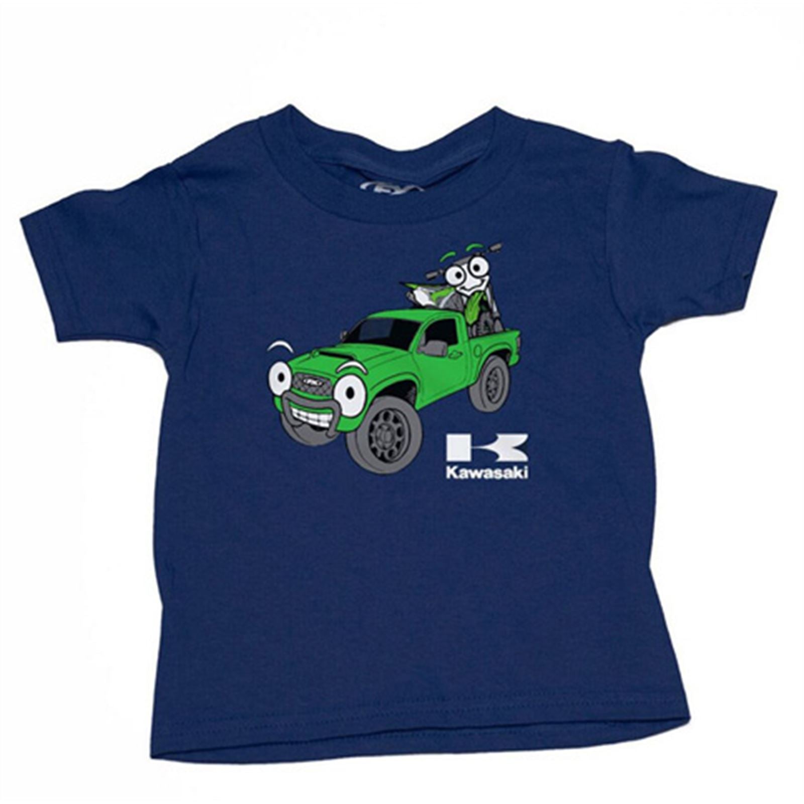 Factory Effex Toddler Kawasaki Truck Tee Shirt - Navy - 3T 22-83122_562349