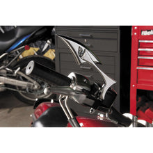 BikeMaster Mirror Sickle Pair - Aluminum/Chrome AS1L6_118070