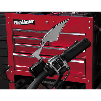 BikeMaster Mirror Sickle Pair - Aluminum/Chrome AS1L6_118071