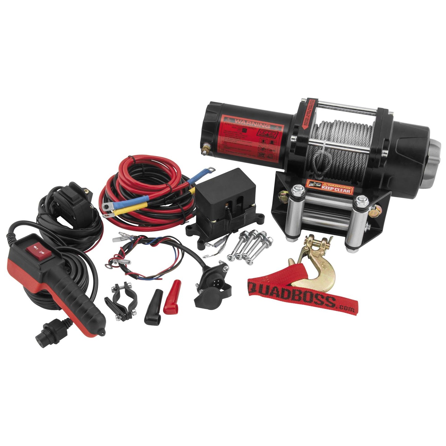 QuadBoss Winch 2500LB with Wire Cable RP25WC_119173