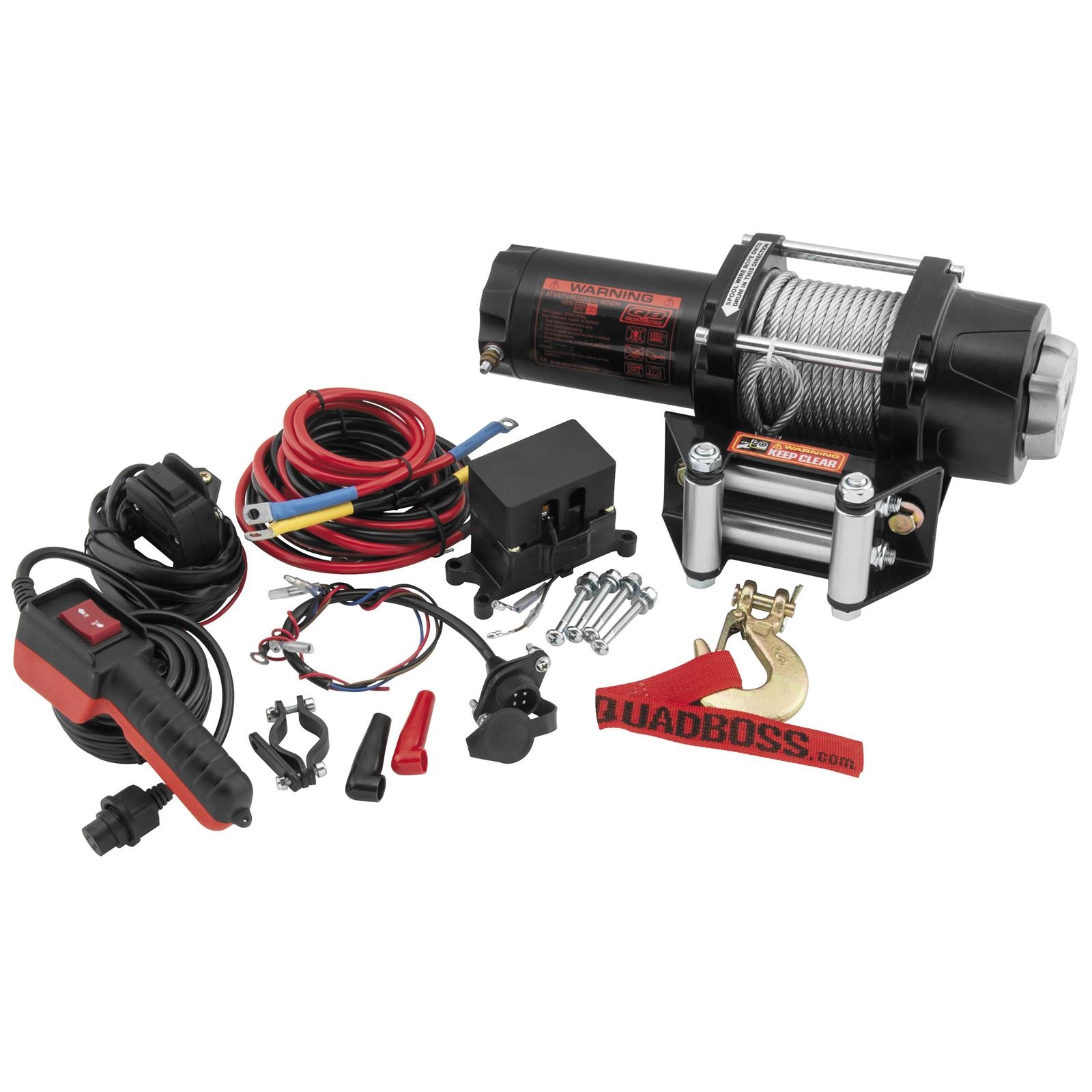 QuadBoss Winch 3500LB with Wire Cable RP35WC_119177
