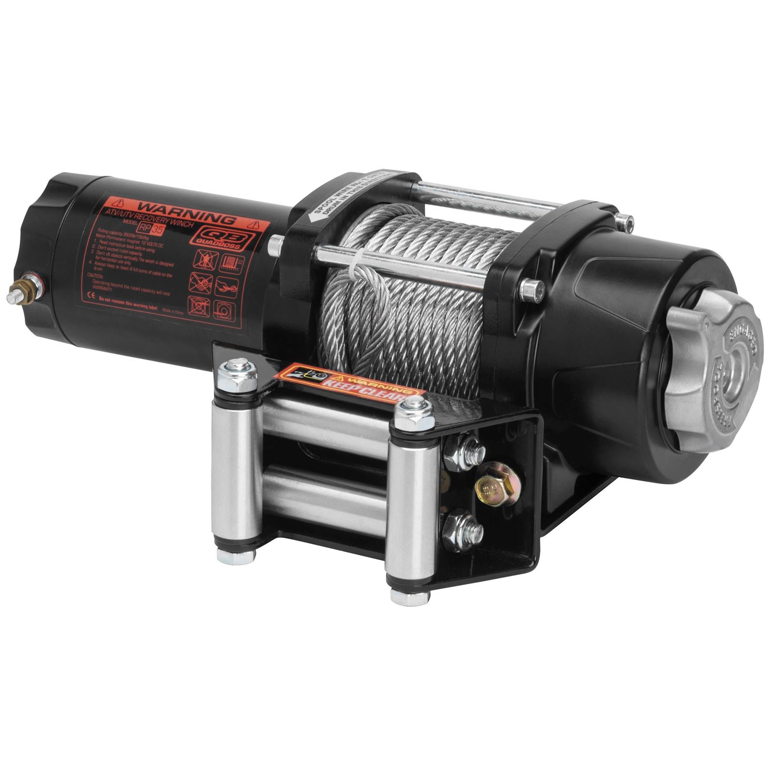 QuadBoss Winch 3500LB with Wire Cable RP35WC_119178