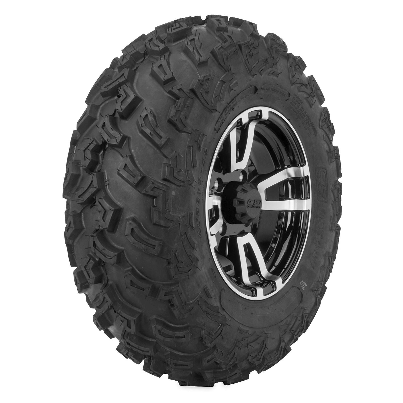 QuadBoss QBT447 Utility Tire 25x10-12, Bias, Front/Rear, 6 Ply P3006-25X10-12_513090