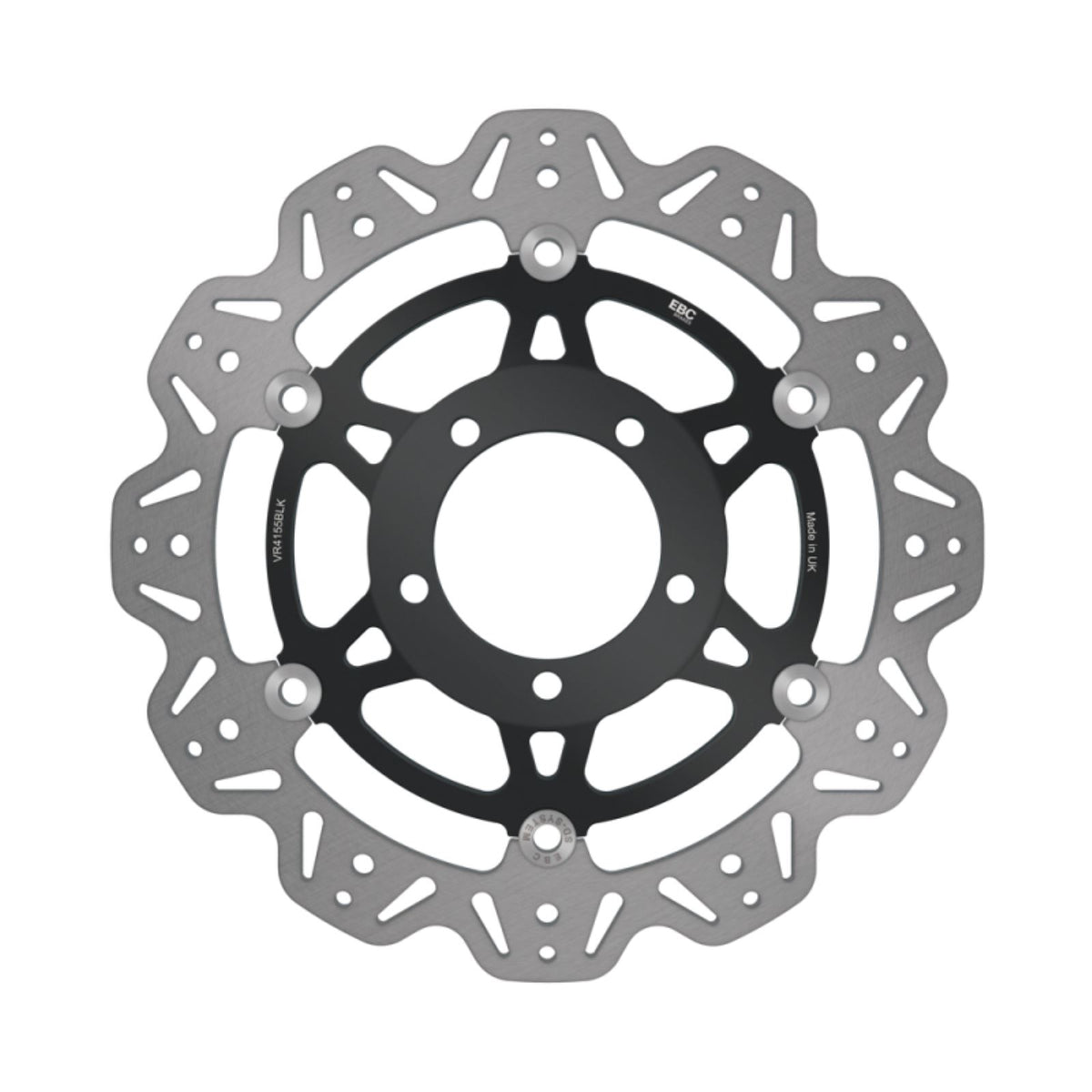 EBC Brakes VR4155 Black Vee Front Brake Rotor [MPN: VR4155BLK]_1458929